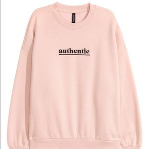 H&M “Authentic” Crewneck Sweatshirt (Size M)
